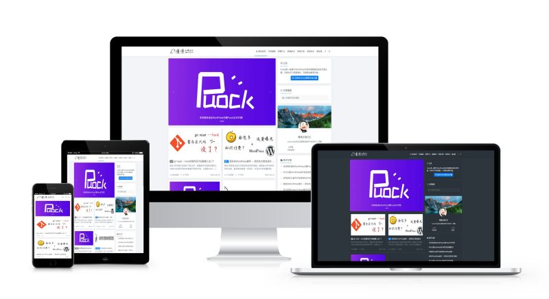 Puock主题，高颜值开源免费WordPress主题-袖白悦享